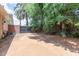 View of the backyard with mature trees and block wall fence providing privacy, with a large shade tree at 4719 N 70Th St, Scottsdale, AZ 85251