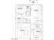 Detailed floor plan showcasing the layout of the home, including bedrooms, bathrooms, and living spaces at 5040 S 234Th Ave, Buckeye, AZ 85326