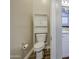 Bathroom featuring wood-look floors and neutral paint and white cabinetry at 710 W Ardmore Rd, Phoenix, AZ 85041