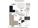 A curated design collection featuring black and white shaker cabinets, matte black hardware, and modern fixtures at 953 W Ridge Rd, Apache Junction, AZ 85120