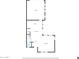 Home floor plan with labelled rooms including kitchen, garage, living room, and bath at 10428 E Nopal Ave, Mesa, AZ 85209