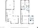Detailed floor plan with garage, kitchen, pantry, dining area, living room, and bedrooms at 10428 E Nopal Ave, Mesa, AZ 85209