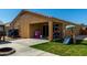The backyard patio space is great for outdoor play and features easy access to the home at 1223 E Palo Verde Dr, Casa Grande, AZ 85122