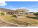 Backyard gazebo with swing seating area at 1409 E Dove Pl, Casa Grande, AZ 85122
