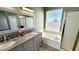 Bathroom features double sinks, granite counters, a soaking tub, and separate shower at 20906 N 56Th Dr, Glendale, AZ 85308