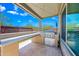 Outdoor kitchen area with stainless steel grill and counterspace for backyard barbecues and entertaining at 2387 E Runaway Bay Pl, Gilbert, AZ 85298