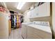 Spacious laundry room with ample storage and modern washer and dryer at 2524 S El Paradiso Dr # 82, Mesa, AZ 85202