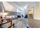 Spacious room with bedroom, living room area, and stairs to the upper level at 2524 S El Paradiso Dr # 82, Mesa, AZ 85202