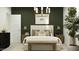 Elegantly decorated bedroom with designer lighting, neutral tones, and ample space to relax and unwind at 5064 S 234Th Ave, Buckeye, AZ 85326