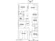 Spacious floor plan featuring an owner's suite, four bedrooms, a great room, and a two-bay garage at 5064 S 234Th Ave, Buckeye, AZ 85326