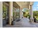 Charming outdoor patio with large windows, providing seamless indoor-outdoor living at 5402 E Cortez Dr, Scottsdale, AZ 85254