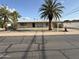 Charming single-story home with desert landscaping and mature palm trees in a sunny neighborhood at 5517 E Boise St, Mesa, AZ 85205