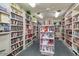 Charming library space with floor-to-ceiling bookshelves, offering a cozy spot for reading and relaxation at 5735 E Mcdowell Rd # 63, Mesa, AZ 85215