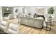 Stylish living room showcases modern fireplace, sleek sofa, and contemporary decor at 6401 E Eugie Ter, Scottsdale, AZ 85254