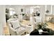 Open-concept living area with hardwood floors and views of dining area at 6401 E Eugie Ter, Scottsdale, AZ 85254