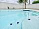 Clean blue pool water and a white concrete pool deck at 6401 E Eugie Ter, Scottsdale, AZ 85254