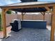 Well-appointed outdoor kitchen and bar area featuring a built-in grill station, offering a perfect spot for entertaining at 11403 W Ashby Dr, Peoria, AZ 85383
