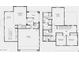 Detailed floor plan featuring gathering room, kitchen, owner's suite, three bedrooms, and garage at 14231 W Bronco Trl, Surprise, AZ 85387