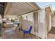 Back porch with furniture, a pool, and hot tub are great for enjoying outdoor living at 2062 S Emerson --, Mesa, AZ 85210