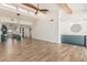 Spacious open-concept living area with sleek cabinetry, modern fixtures, and abundant natural light at 225 W Winged Foot Rd, Phoenix, AZ 85023