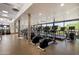 Well-equipped gym with modern fitness machines and large windows providing views, promoting a healthy and active lifestyle at 33667 N 71St Way, Scottsdale, AZ 85266