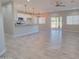 Open concept living space featuring tile floors, recessed lighting, and a ceiling fan at 3850 N Mateo Dr, Eloy, AZ 85131