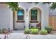 Inviting front entrance with covered entry way and desert landscaping, a warm welcome at 3855 S Mcqueen Rd # 12, Chandler, AZ 85286