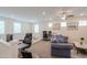 Comfortable loft area featuring office setups, cozy seating, and ample natural light from the windows at 3855 S Mcqueen Rd # 12, Chandler, AZ 85286