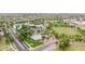 Aerial view of community amenities including a pool, park, basketball court and other features at 3875 E Claxton Ave, Gilbert, AZ 85297
