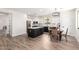 Stylish kitchen with island, stainless steel appliances, and modern finishes at 3875 E Claxton Ave, Gilbert, AZ 85297
