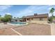 Expansive backyard with a refreshing pool, space for gardening, and serene outdoor living at 4606 W Park Ave, Chandler, AZ 85226