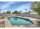 Inviting pool area offering a serene escape, palm trees, and space to relax by the pool at 4606 W Park Ave, Chandler, AZ 85226