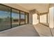 Covered patio featuring neutral decor and large sliding doors for seamless indoor-outdoor living at 475 W Saddle Mountain Rd, Phoenix, AZ 85086