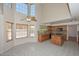 Expansive kitchen featuring a central island and bright windows for a light filled space at 6928 W Oraibi Dr, Glendale, AZ 85308