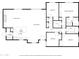 Detailed floor plan showcasing the layout of the home, including the kitchen, living room, bedrooms, and bathrooms at 8730 E Montecito Ave, Scottsdale, AZ 85251