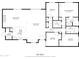 Detailed floor plan showcasing the layout of the home, including the kitchen, living room, bedrooms, and bathrooms at 8730 E Montecito Ave, Scottsdale, AZ 85251