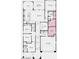 Spacious open-concept floor plan featuring a large kitchen, study, and a two-car garage at 20747 E Arroyo Verde Dr, Queen Creek, AZ 85142