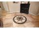 Inviting entryway with decorative tile flooring and a decorative console table at 23309 N Las Positas Ct, Sun City West, AZ 85375