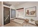 Well-lit bathroom featuring a soaking tub, walk-in shower and tiled floors at 36674 N Vasari Dr, Scottsdale, AZ 85262