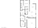 Detailed floor plan showcasing layout of bedrooms, bathrooms, kitchen, living spaces, and garage at 42099 W Balsa Dr, Maricopa, AZ 85138
