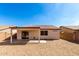 Well maintained backyard featuring an open patio area, ideal for outdoor entertaining at 9332 W Mary Ann Dr, Peoria, AZ 85382