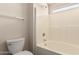 A clean and well-maintained bathroom with a tub and shower combination, great for relaxation at 9332 W Mary Ann Dr, Peoria, AZ 85382