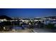 Expansive city views at night from this property overlooking the neighborhood and mountains in the distance at 13013 N 18Th St, Phoenix, AZ 85022