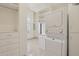 Convenient laundry room with stacked washer/dryer and built-in storage at 1330 N 40Th St # 1, Mesa, AZ 85205
