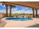 Enjoy the beautiful pool on a warm sunny day in this great backyard, and enjoy views of the golf course at 15827 S 12Th Pl, Phoenix, AZ 85048