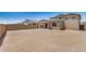 Wide view of backyard, showcasing large open area and potential for landscaping at 18759 E Panchito Dr, Gold Canyon, AZ 85118