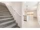 Staircase view to open concept floor plan into kitchen and living room at 18759 E Panchito Dr, Gold Canyon, AZ 85118