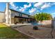 Spacious backyard featuring a pool, patio, fire pit and low maintenance gravel at 2149 E Hermosa Vista Dr, Mesa, AZ 85213