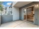 Covered patio with a sliding glass door, perfect for outdoor relaxation at 220 N 22Nd Pl # 1022, Mesa, AZ 85213