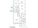 Detailed floor plan showcasing the layout of a three bedroom, two bathroom house at 25332 N 133Rd Ave, Peoria, AZ 85383